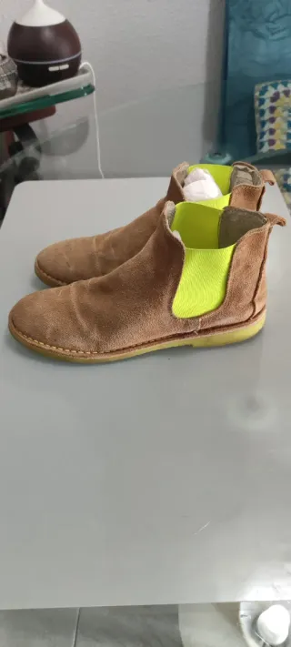 Botines de piel mujer