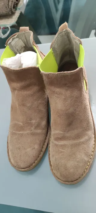 Botines de piel mujer