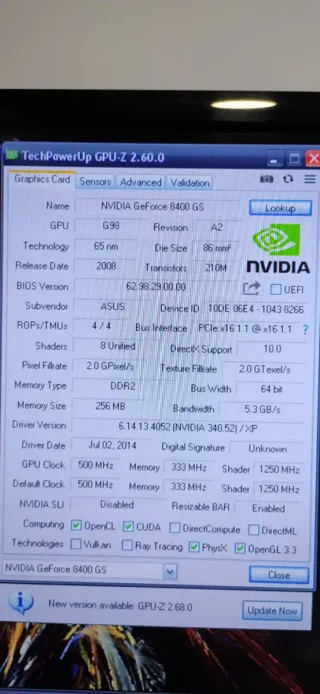 Acer Aspire M1610 para jugar a juegos Retros - 166