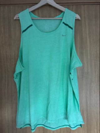 Camiseta Nike Dri-FIT verde lima 2XL