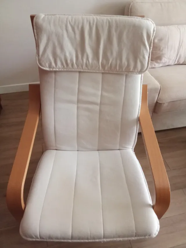 Sillón Poäng Ikea con funda