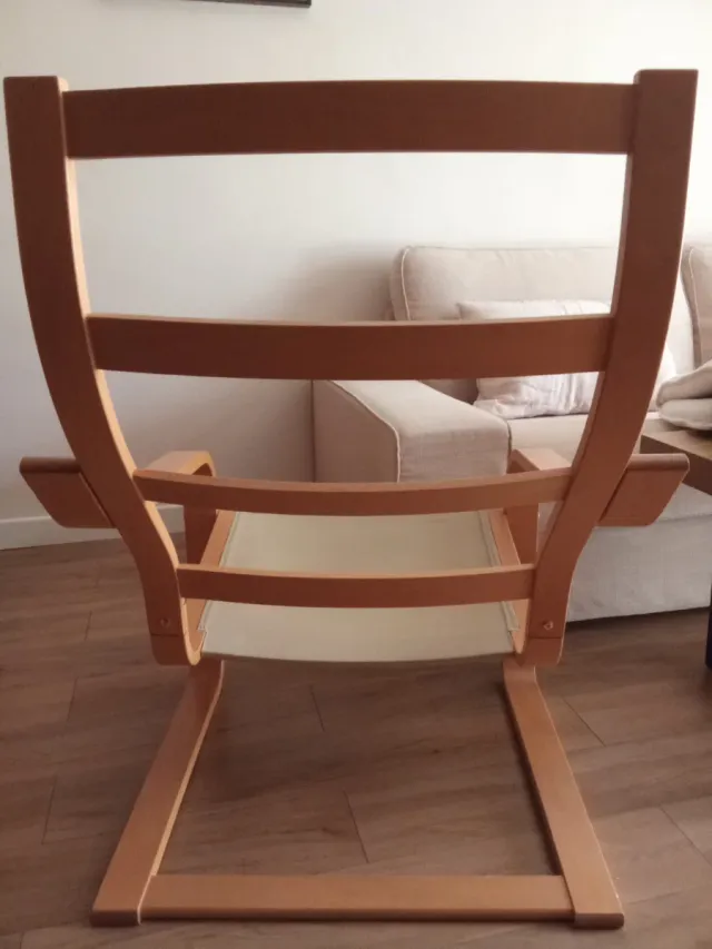 Sillón Poäng Ikea con funda