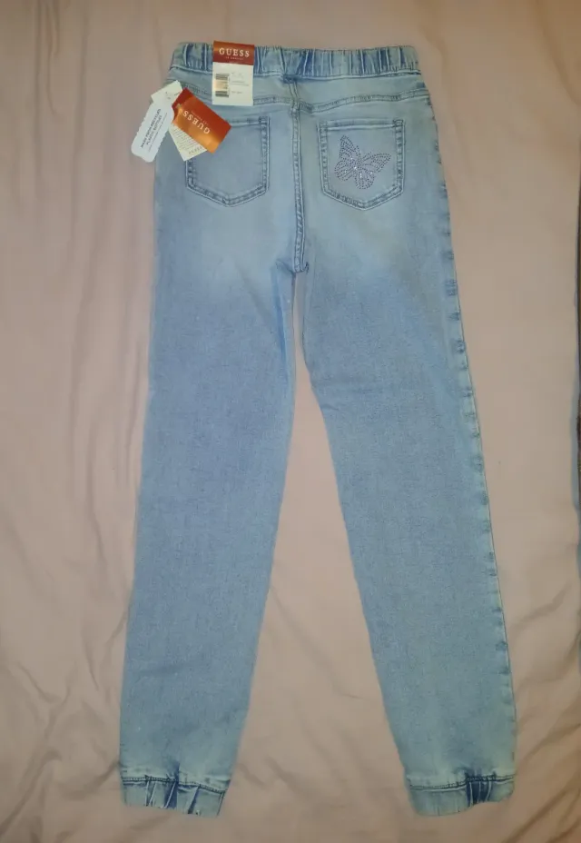 Calças Jeans Guess Tamanho 14 Borboleta