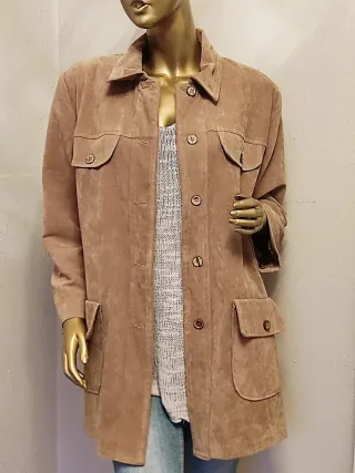 Sobrecamisa camel Handmade