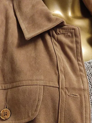 Sobrecamisa camel Handmade