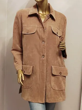 Sobrecamisa camel Handmade