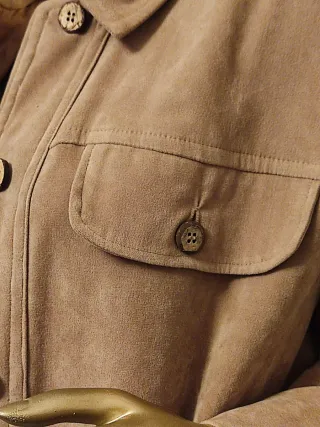 Sobrecamisa camel Handmade