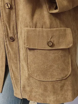 Sobrecamisa camel Handmade