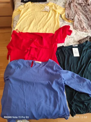 Lote 6 blusas talla única