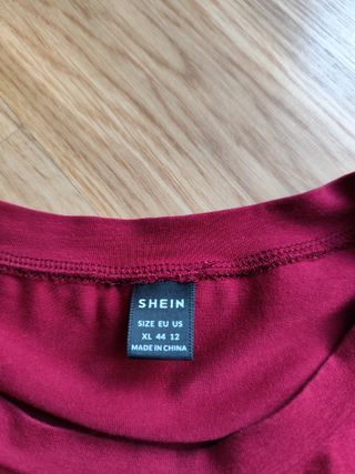 Camiseta premamá y lactancia roja/blanca