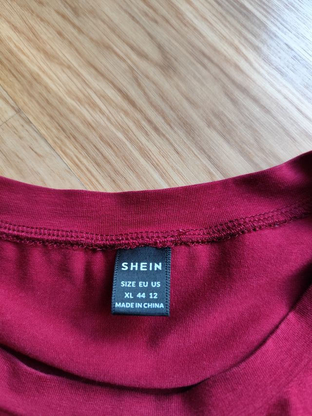 Camiseta premamá y lactancia roja/blanca