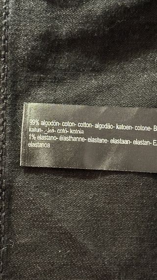 Chaqueta vaquera Zara negra