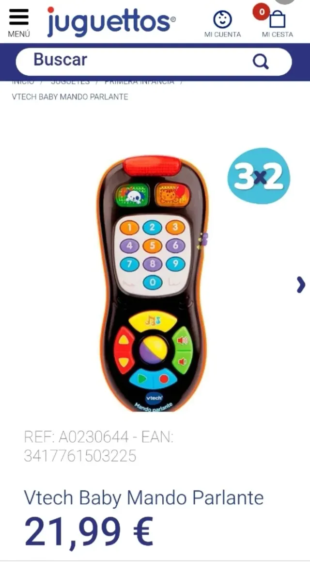 Mando parlante infantil Vtech
