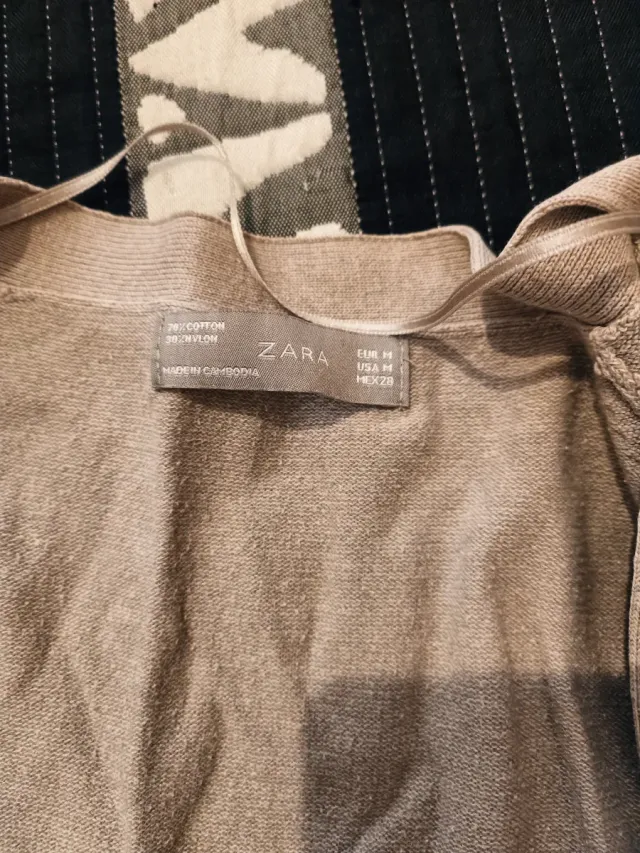 2 Chaquetas Punto Mujer Zara Beige y Gris