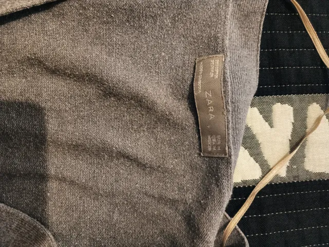 2 Chaquetas Punto Mujer Zara Beige y Gris