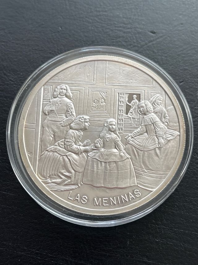 Moneda Plata Pura Diego Velázquez 5 oz