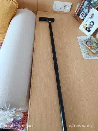 Bastón plegable negro