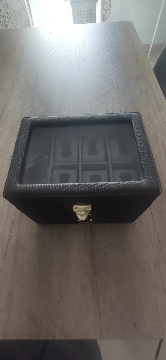 Caja Guarda-relojes Negra