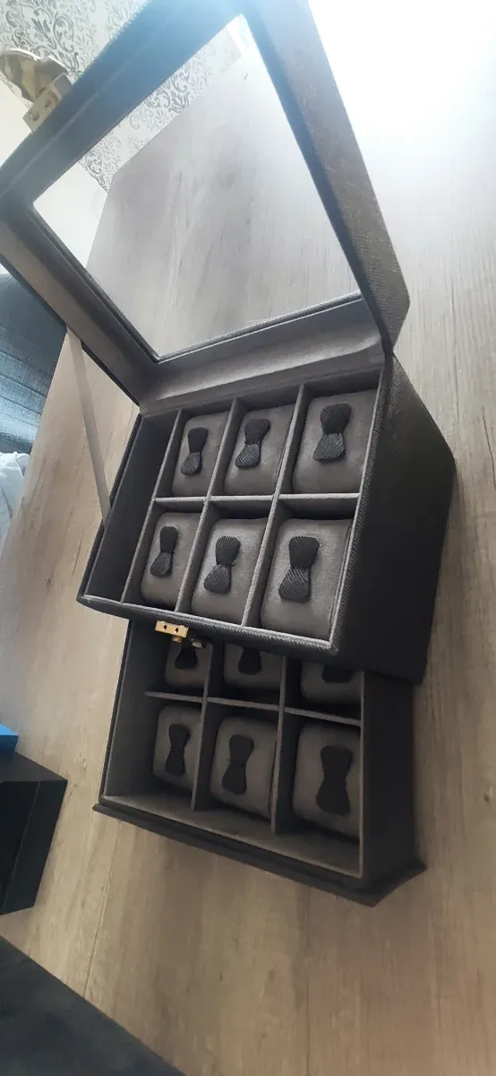 Caja Guarda-relojes Negra