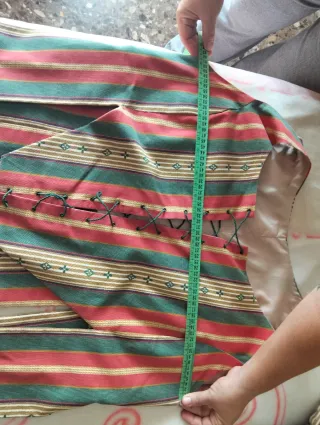 Traje de huertana multicolor