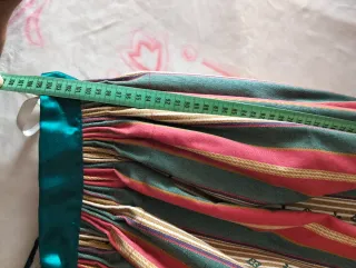 Traje de huertana multicolor