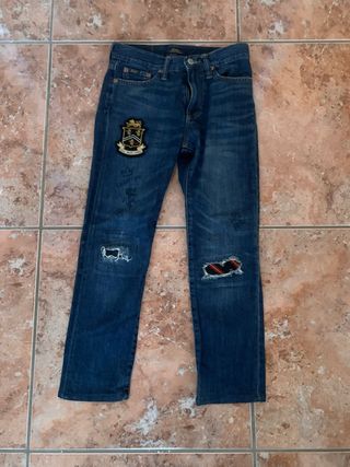 Vaqueros Polo Ralph Lauren niño parches talla 10
