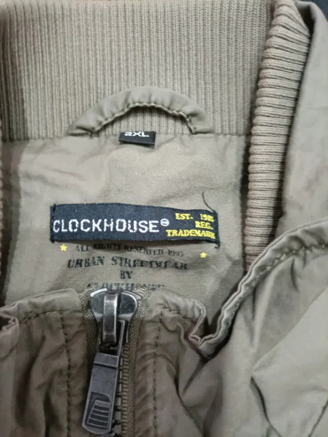 Cazadora hombre 2XL beige/verde militar