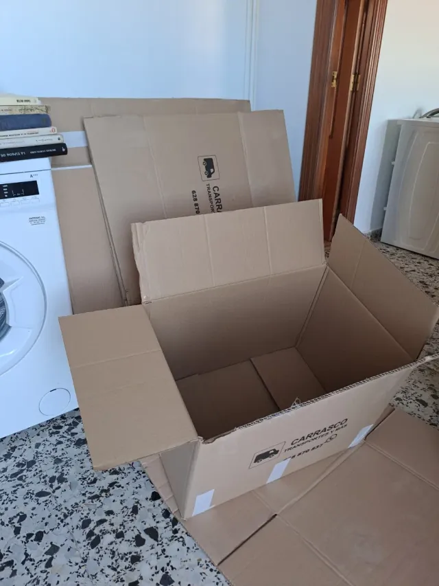 25 Cajas de Cartón Usadas 60x40x40