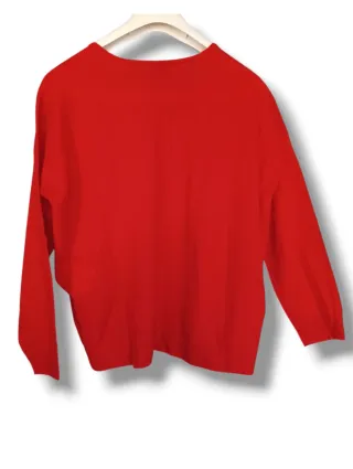 Jersey Bimba y Lola Rojo lana oversize