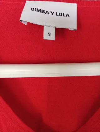 Jersey Bimba y Lola Rojo lana oversize