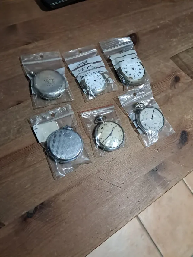 Relojes de bolsillo años 30 (lote)