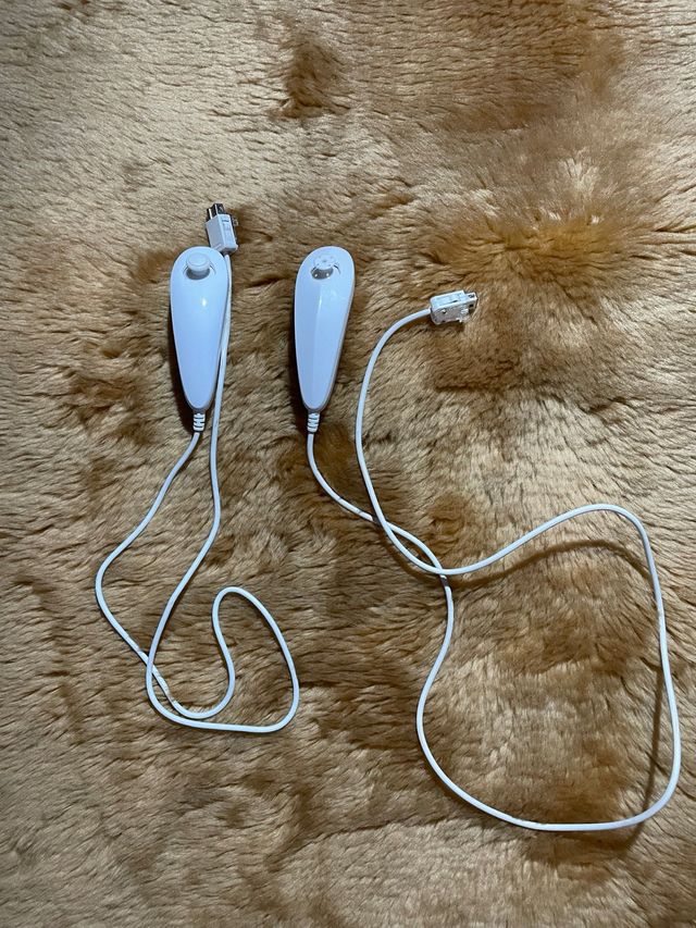Nunchuks originales Nintendo Wii (x2)