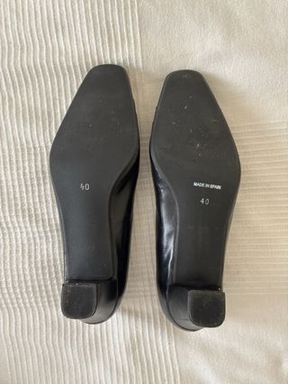 Zapatos MIMAPIES piel tacón negros