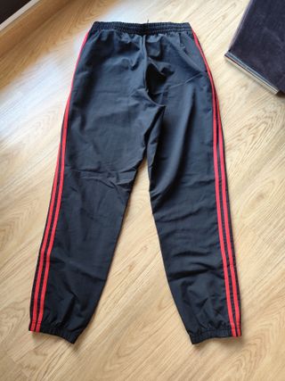Conjunto Chándal Adidas Hombre Negro y Rojo