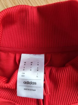 Conjunto Chándal Adidas Hombre Negro y Rojo