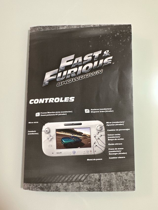 NINTENDO WII U FAST & FURIOUS SHOWDOWN