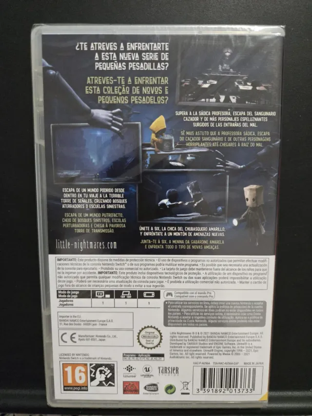 Little Nightmares 2 Nintendo Switch CARTUCHO