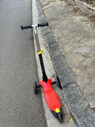 Patinete infantil 3 ruedas Decathlon rojo