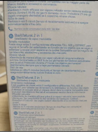 Esterilizador Chicco SterilNatural 2 en 1