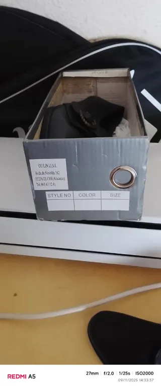 Zapatos de piel negros con hebilla