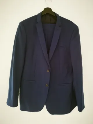 Traje de chaqueta azul hombre