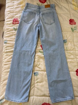 Vaqueros anchos de tiro alto