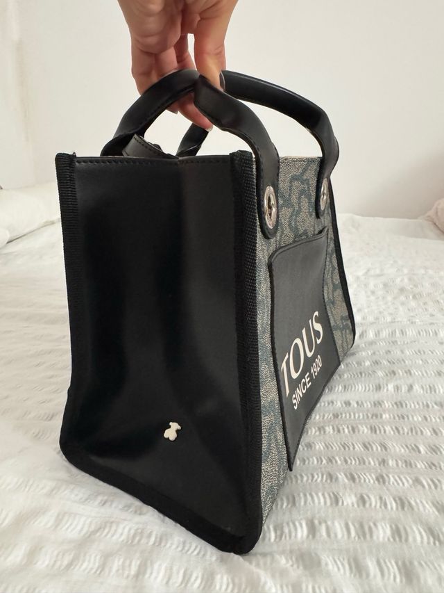 Bolso Tous Boxy Beige y Negro