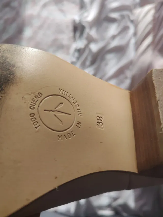 Botas de cuero blancas