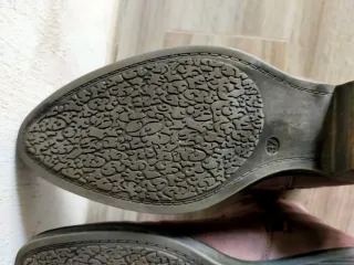 Botines piel color gris