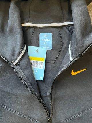 Nike x Nocta Sudadera con Capucha Negra y Amarilla