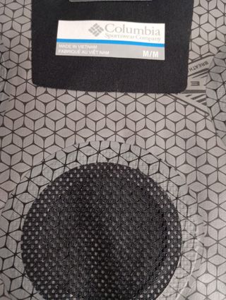 Chaqueta Columbia Negra Impermeable