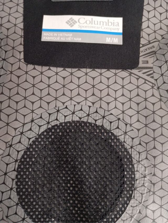 Chaqueta Columbia Negra Impermeable