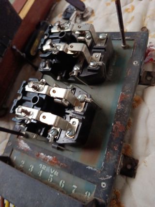 Vintage relè elettromagnetico di potenza