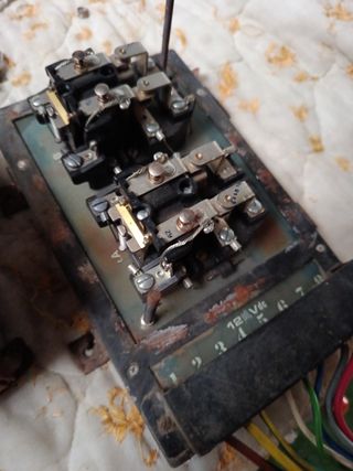 Vintage relè elettromagnetico di potenza